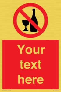 Custom prohibition no alcohol